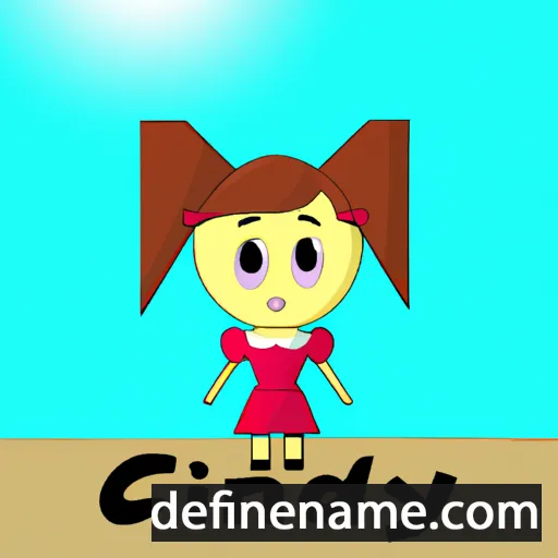 cartoon of the name Cindy