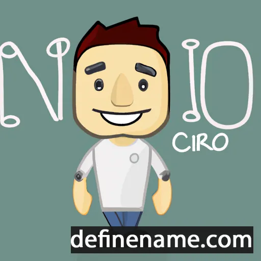 cartoon of the name Cirino