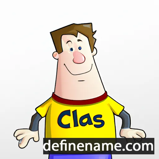 cartoon of the name Claes