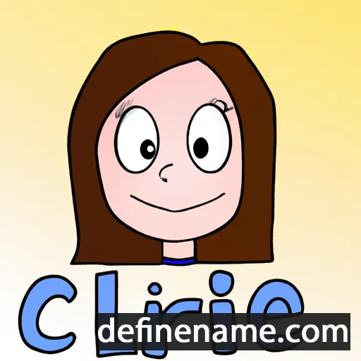 cartoon of the name Claire