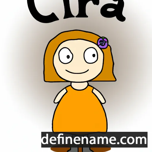 cartoon of the name Clara