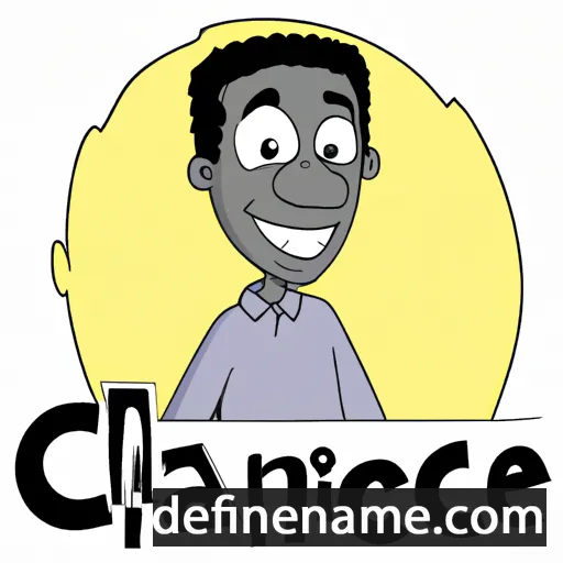 cartoon of the name Clarence