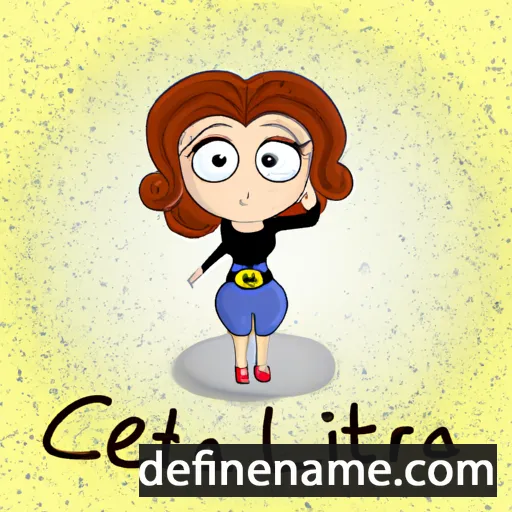 cartoon of the name Claretta