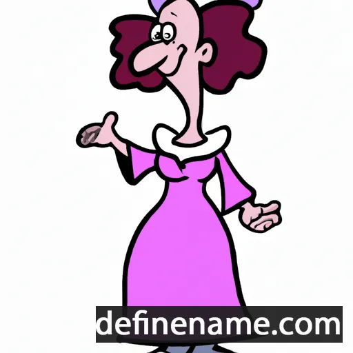 cartoon of the name Clarette