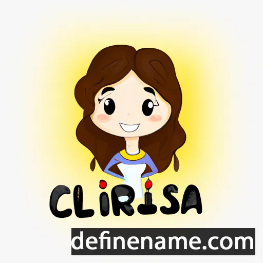 cartoon of the name Clarisa