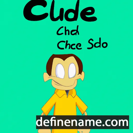 cartoon of the name Claude