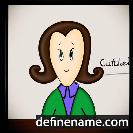 cartoon of the name Claudette