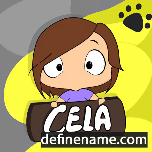 cartoon of the name Cléa