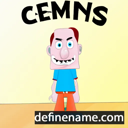 cartoon of the name Clemens