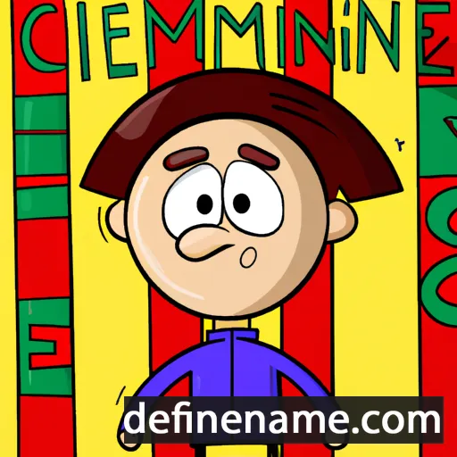 cartoon of the name Clemente