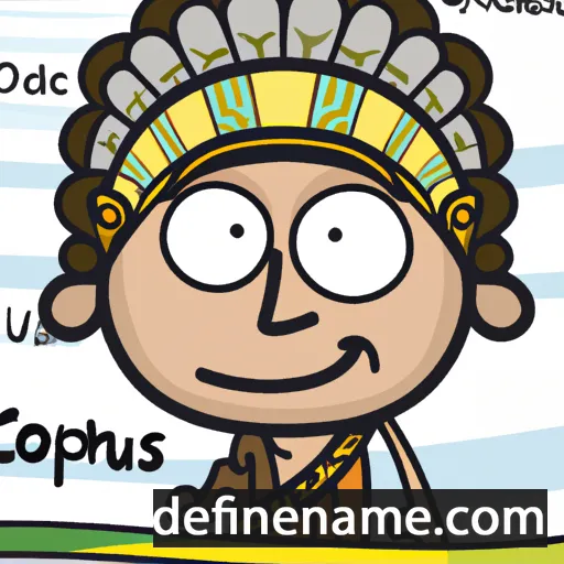 cartoon of the name Cleopas