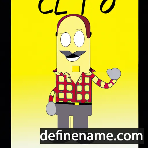 cartoon of the name Cleto