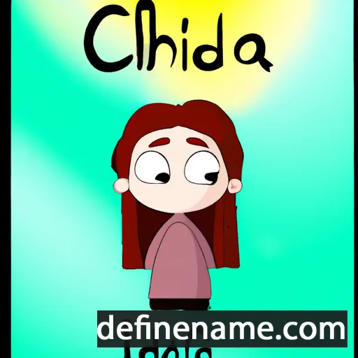 cartoon of the name Clíodhna