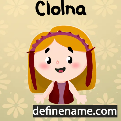 Clíona cartoon