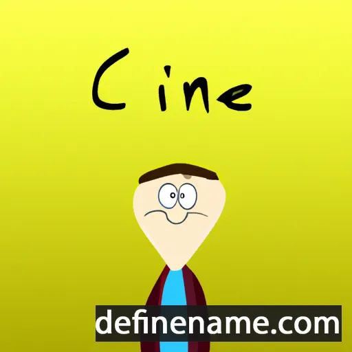 cartoon of the name Climent