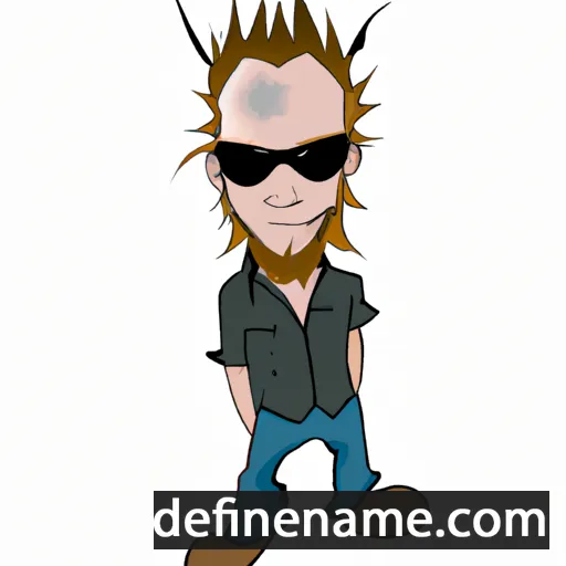 cartoon of the name Clint