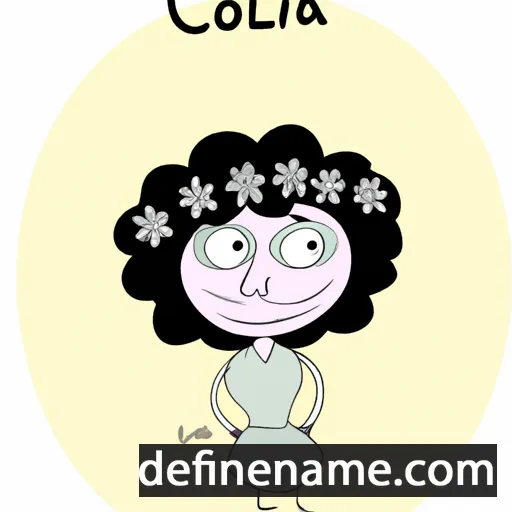 cartoon of the name Cloelia