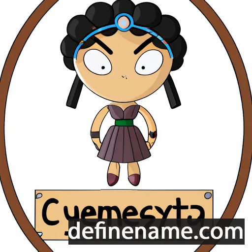 cartoon of the name Clytemnestra