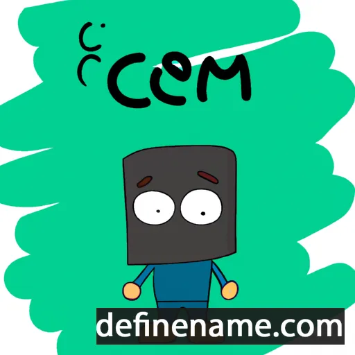 cartoon of the name Cóem