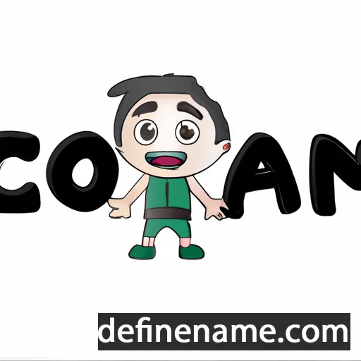 cartoon of the name Cóemán