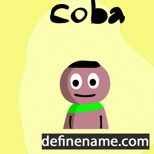 cartoon of the name Coba