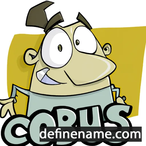 cartoon of the name Cobus