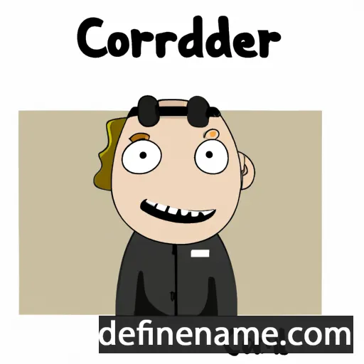 cartoon of the name Coenraad