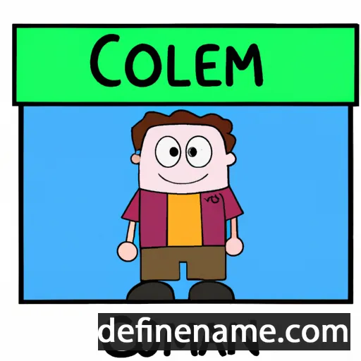 cartoon of the name Coleman