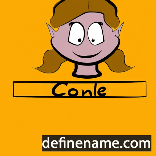 cartoon of the name Colene