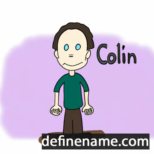 cartoon of the name Colin