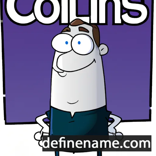 cartoon of the name Collins