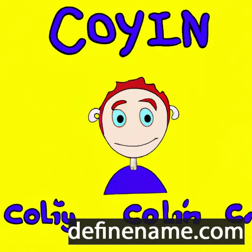 cartoon of the name Collyn