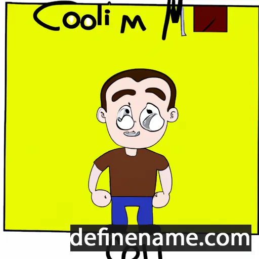 cartoon of the name Colm