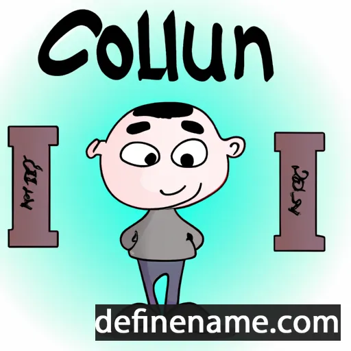 cartoon of the name Colum