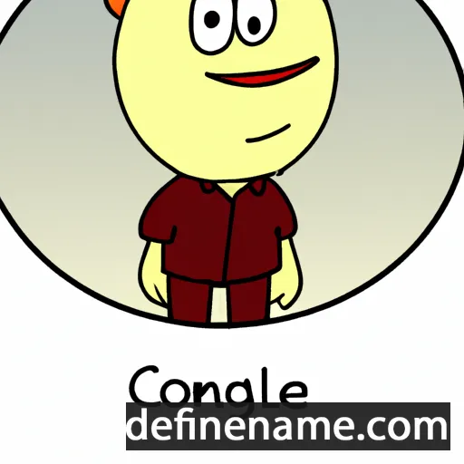 cartoon of the name Comgall