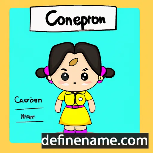 cartoon of the name Concepción