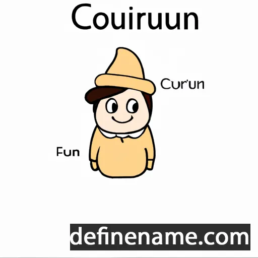 Conchúr cartoon