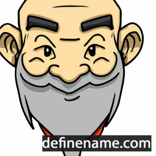 cartoon of the name Confucius