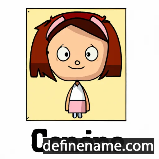 cartoon of the name Connie