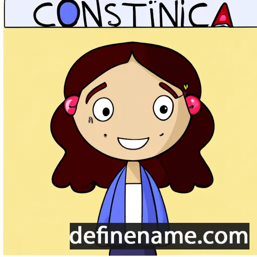 Constança cartoon