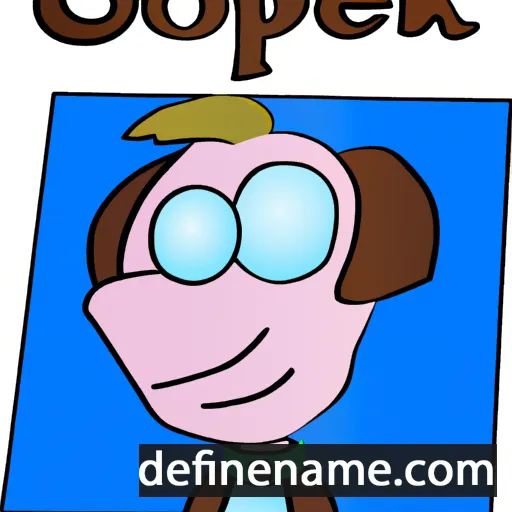 cartoon of the name Cooper