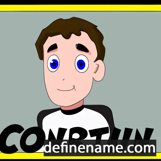 cartoon of the name Corentin