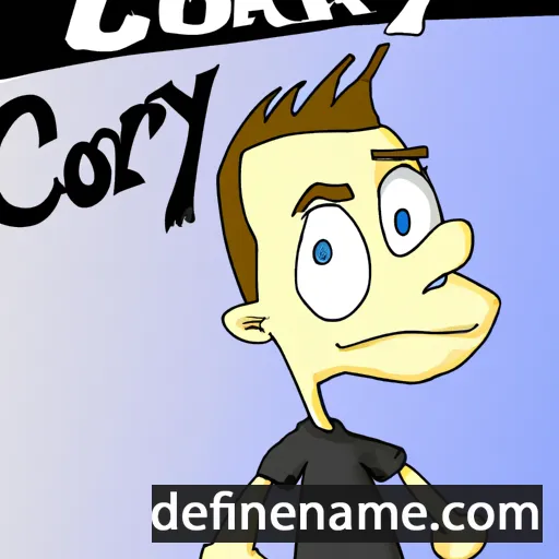 Corey cartoon