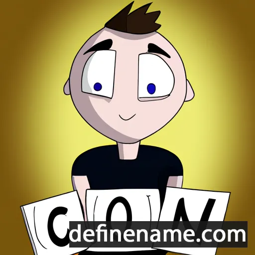 cartoon of the name Corin