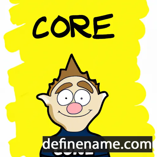 cartoon of the name Cornel