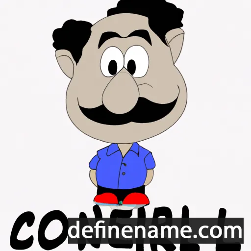 cartoon of the name Cornell