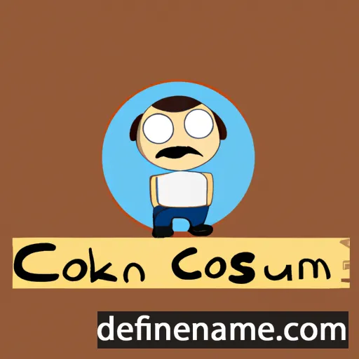 cartoon of the name Coşkun