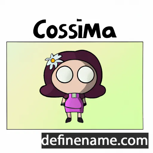 cartoon of the name Cosima