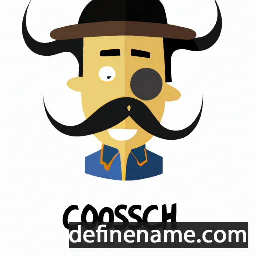 cartoon of the name Costache