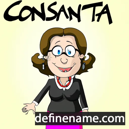 cartoon of the name Costanza